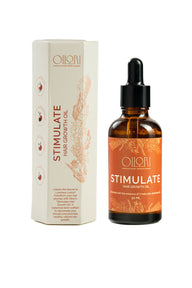 Oilori Stimulate Hair Growth Oil used in scalp massage for stronger roots and reduced hair fall