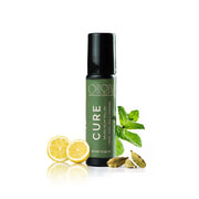 Cure- Nausea Relief Roll On - Instantly Settles Stomach, Improves Balance -  Lemon, Fennel Seed, Cardamom - 10 ml