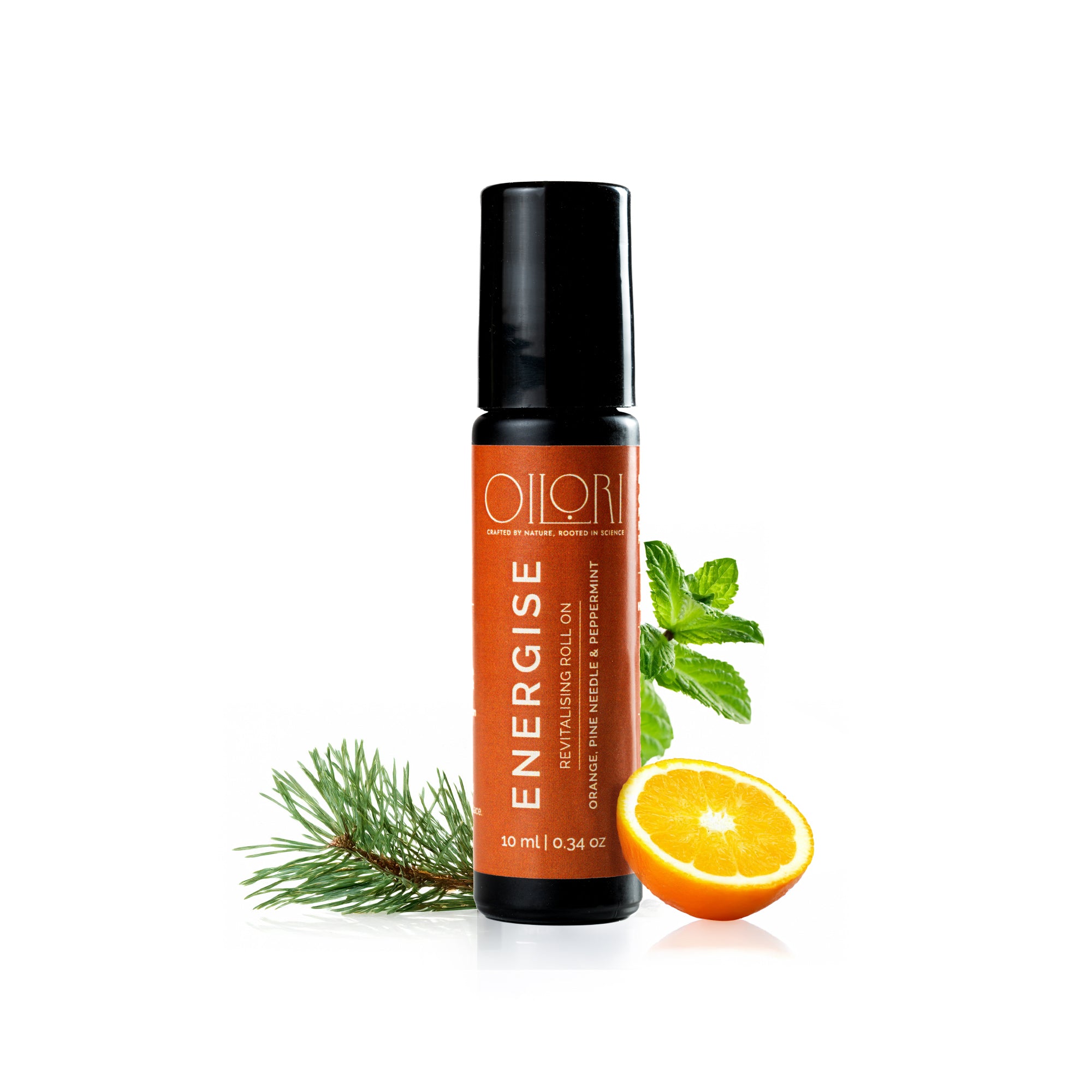Energise – Revitalising Roll on - Instant Boost for Tiredness, Fatigue and Motivation - Orange, Pine Needle, Peppermint - 10 ml image 3